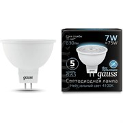 Лампа GAUSS LED MR16 GU5.3 7W 4100K