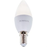 Светодиодная лампа Eurolux LL-E-C37-6W-230-4K-E14