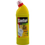 Средство для уборки туалета Sanfor WC gel лимонная свежесть