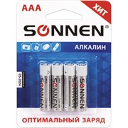 Алкалиновые батарейки SONNEN Alkaline