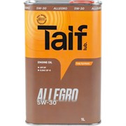 Синтетическое моторное масло Taif TAIF ALLEGRO 5W-30