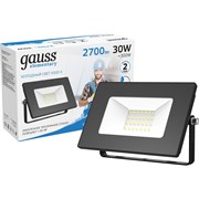 Светодиодный прожектор GAUSS LED 30W COB 225x183x115mm IP65 6500К 1/6