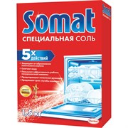 Соль от накипи для посудомоечных машин Somat 5 действий
