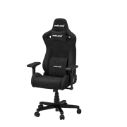 Кресло игровое Anda Seat Kaiser Frontier, цвет черный, размер M (90кг), материал ткань (модель AD12)