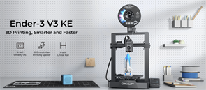 3D принтер Creality Ender-3 V3 KE, размер печати 220x220x240mm, FDM, PLA/ABS/TPU(95A)/PETG/ASA, max 500 мм/с., датчик CR Touch (автоматическое выравнивание стола), Enternet, USB, WiFi, Creality cloud APP (набор для сборки)