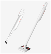Пылесос deerma Vacuum Cleaner VC01 Max White, 100W, Dust tank capacity: 0.6L, Battery capacity: 2500 mAh, Working time: 45min (on turbo mode: 20min), Charging time: 4.5h, Filter type: HEPA