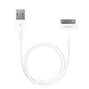 Дата-кабель USB-30-pin для Apple, 1.2м, белый, Deppa