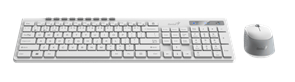 Комплект беспроводной Genius SlimStar 8230 BT (клавиатура Slimstar 8230/K + мышь slimstar 8230/M), белый