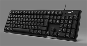 Клавиатура Genius Smart KB-102 Black USB (High Key Design), программируемая мультимедийная с технологией SmartGenius, классическая раскладка, глубокий ход клавиш,  влагоустойчивая, клавиш 105, провод 1.5 м