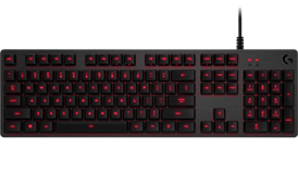 Клавиатура игровая Logitech G413 CARBON ЛАТИНИЦА (без кириллицы) (механическая, красная подсветка) (арт. 920-008310, M/N: Y-U0032)