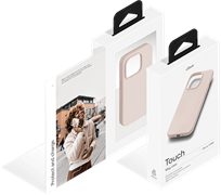 CS99LR54TH-I21M Touch Mag Case, чехол защитный силиконовый для iPhone 13 mini софт-тач, розовый