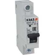 Модульный выключатель автоматический КЭАЗ ВА47-29-1C25-УХЛ3 (4.5кА)