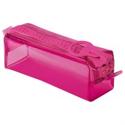 Пенал BRAUBERG с объемной "тракторной" молнией, 1 отделение, ПВХ, 22х8х6,5 см, Ultra pink, 272340