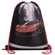 Мешок для обуви BRAUBERG KIDS, с петлей, светоотражающая полоса, 46х36 см, Red car, 272392