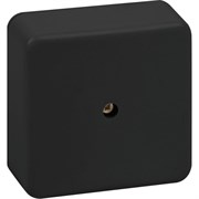 Распаячная коробка ЭРА BSB757528 75x75x28мм без клеммы черная IP40
