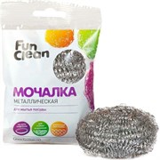 Металлическая оцинкованная спиральная мочалка для посуды FUN CLEAN 6530