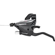 Шифтер/ручка тормоза Shimano ST-EF65-L 3sp, левая, 3-передачи, трос 1750мм, черный