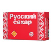 Сахар-рафинад РУССКИЙ 1 кг (180 кусочков, размер 15х16х21 мм)