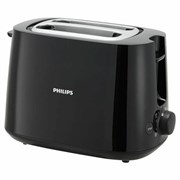 Тостер PHILIPS HD2581/90, 830 Вт, 2 тоста, 8 режимов, пластик, черный