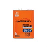 Моторное масло AUTOBACS 0w-30 engine oil api sp ilsac gf-6a synthetic, 4 л