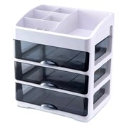 Органайзер для хранения косметики, канцтоваров, мелочей ТРЕХУРОВНЕВЫЙ 31,5x27,7x21 см, DASWERK (ДАСВЕРК), 608474