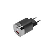 Сетевое зарядное устройство REXANT usb qc (30w) + type c pd (33w), с дисплеем