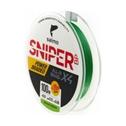 Плетеная леска Salmo Sniper BP ALL R BRAID х4 Grass Green 120/015