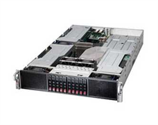 Barebone 2U/MB X10DRG-HT, LGA 2011 supports E5-2600, Up to 2TB, 4 PCI-E 3.0, Dual port LAN, 10 Hot-swap 2.5" SATA, 2000W Redundant