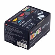 Краски акриловые для витража "Декола", 6 цветов по 20 мл, в банках, Невская Палитра, 42411064