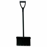 Лопата снеговая 54х37 см БЕЗ ЧЕРЕНКА "БОГАТЫРЬ" СУПЕРПРОЧНАЯ, БОЛЬШАЯ, алюминиевая планка, ГРАНДМАСТЕР, 700337