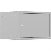 Настенный телекоммуникационный шкаф NTSS LIME 6U 550x450x370мм, 2 профиля 19, дверь сплошная металл, боковые стенки несъемные, разобранный, с