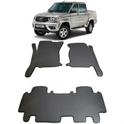 Ковры в салон автомобиля uaz pickup 2014 - Eva Smart 2466-A1A1-S