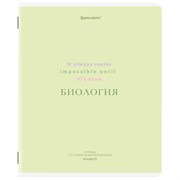 Тетрадь предметная CREATIVE 48 л., обложка картон, БИОЛОГИЯ, клетка, подсказ, BRAUBERG, 405112