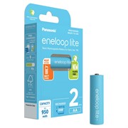 Аккумуляторы Panasonic eneloop lite BK-3LCCE/2BE