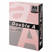 Бумага цветная DOUBLE A, А4, 80 г/м2, 500 л., пастель, розовый фламинго