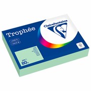 Бумага цветная CLAIREFONTAINE, А4, 80 г/м2, 500 л., пастель, зеленая, Франция, 1975PC