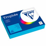 Бумага цветная CLAIREFONTAINE, А4, 80 г/м2, 500 л., интенсив, королевский синий, Франция, 1976PC