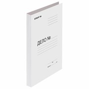 Папка без скоросшивателя "Дело", картон, плотность 220 г/м2, до 200 листов, STAFF, 128988