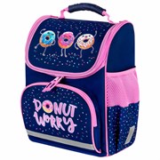 Ранец ПИФАГОР BASIC, 1 отделение, 3 кармана, эргономичная спинка, "Comic donuts", 35х28х18 см, 273137
