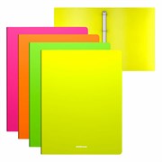 Папка на 4 кольцах ERICH KRAUSE "Matt Neon", 24 мм, до 150 листов, ассорти, 0,6 мм, 49975