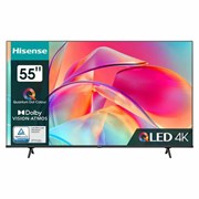 Телевизор HISENSE 55E7KQ, 55" (139 см), 3840x2160, 4K, 16:9, SmartTV, Wi-Fi, черный