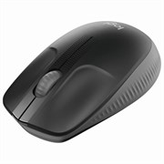 Мышь беспроводная LOGITECH M190, 2 кнопки+1 колесо-кнопка, оптическая, чёрно-серый 910-005905