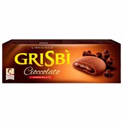 Печенье песочное GRISBI "Cioccolato" с шоколадным кремом 135 г, ИТАЛИЯ, 21201