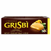 Печенье песочное GRISBI "Limone" с лимонным кремом 135 г, ИТАЛИЯ, 21202