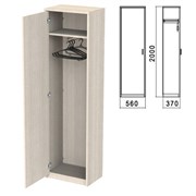 Шкаф для одежды "Арго", 560х370х2000 мм, ясень шимо (КОМПЛЕКТ)