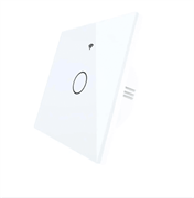 Выключатель сенсорный (одноклавишный) Moes Wi-Fi Smart Switch белый модели WS-EU-RF