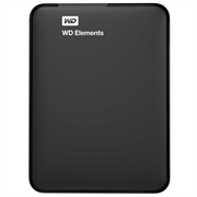 Внешний Жесткий диск Western Digital Elements Portable WDBU6Y0040BBK-WESN 4TB 2.5" 5400 RPM USB 3.0 Black (C6B)