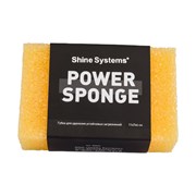 Губка для удаления устойчивых загрязнений Shine systems Power Sponge