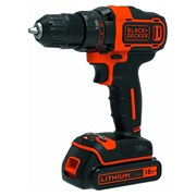 Аккумуляторная дрель-шуруповерт Black+Decker BDCDD186K1B