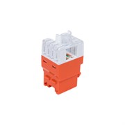 Модуль Keystone LANMASTER LAN-OK45U5E/180P-OR